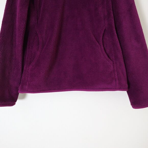 Patagonia Size M Re-Tool Snap-T Pullover Fleece Sweatshirt Mock Neck Plum Purple - Picture 5 of 10